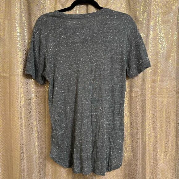 All Saints Heather Gray Hathan Short Sleeve Crew Neck T Shirt XS - Picture 2 of 6